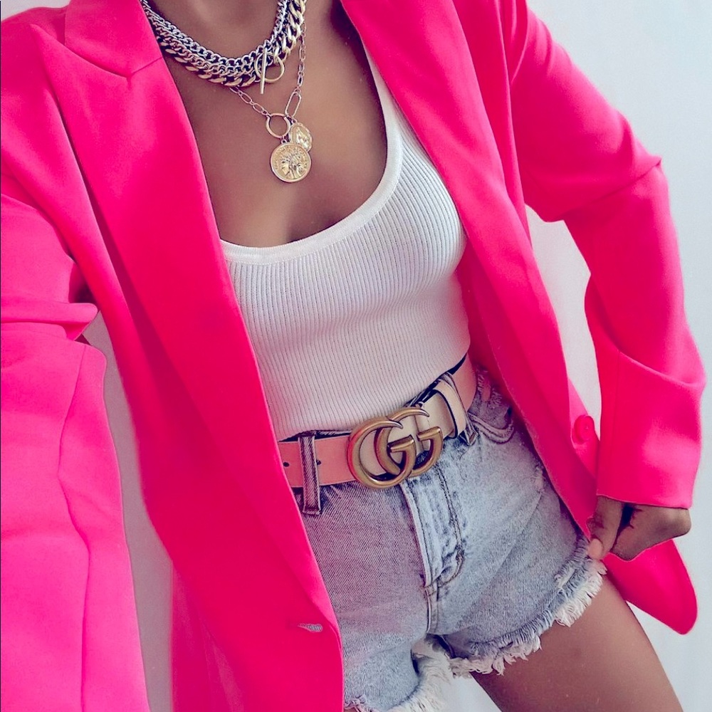 Calling all Boss Babes: Fuchsia Blazer by Vici!